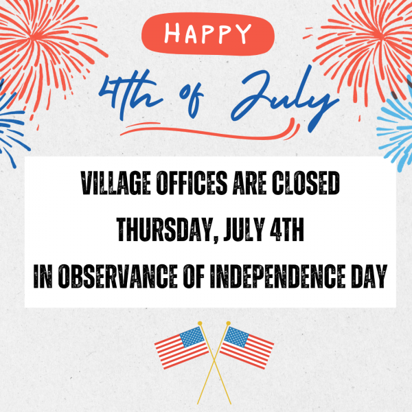 Villages Offices will be closed in observance of Independence Day ...