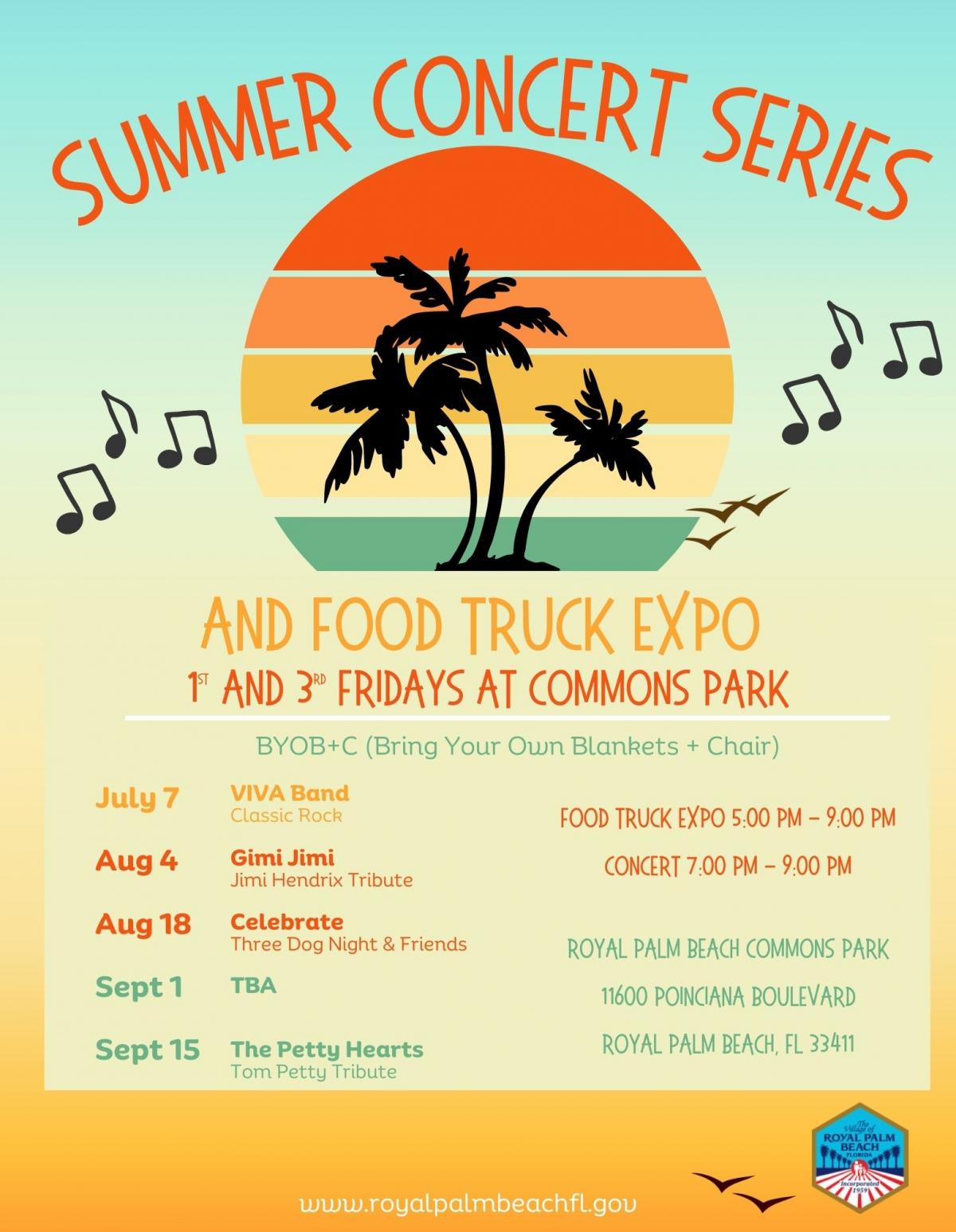 Summer Concert Series Village of Royal Palm Beach Florida