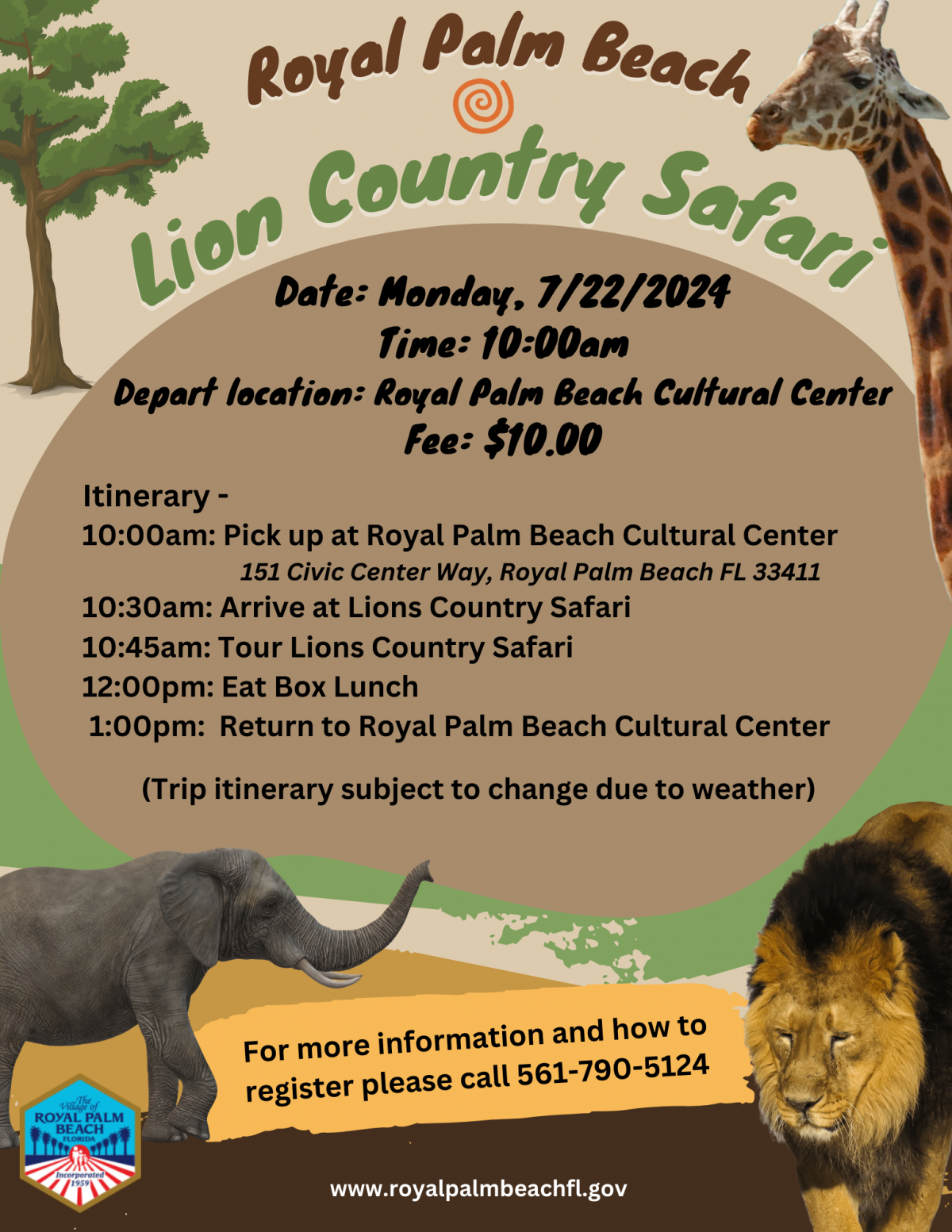 Lion Country Safari Senior Trip